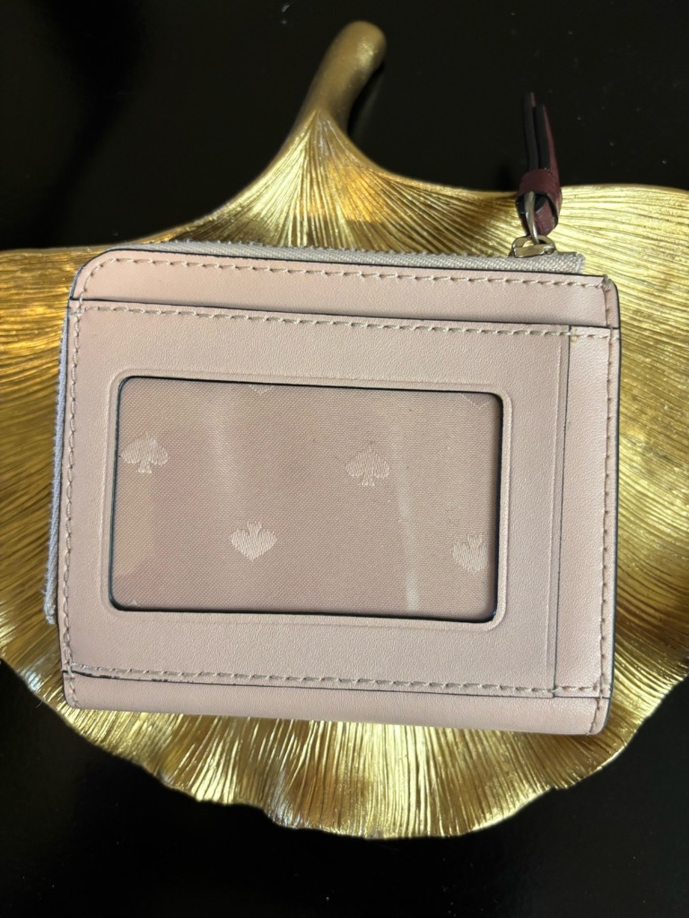 NWT Kate Spade New York Pink Floral Pup Zip Card Holder Wallet - Picture 6 of 8
